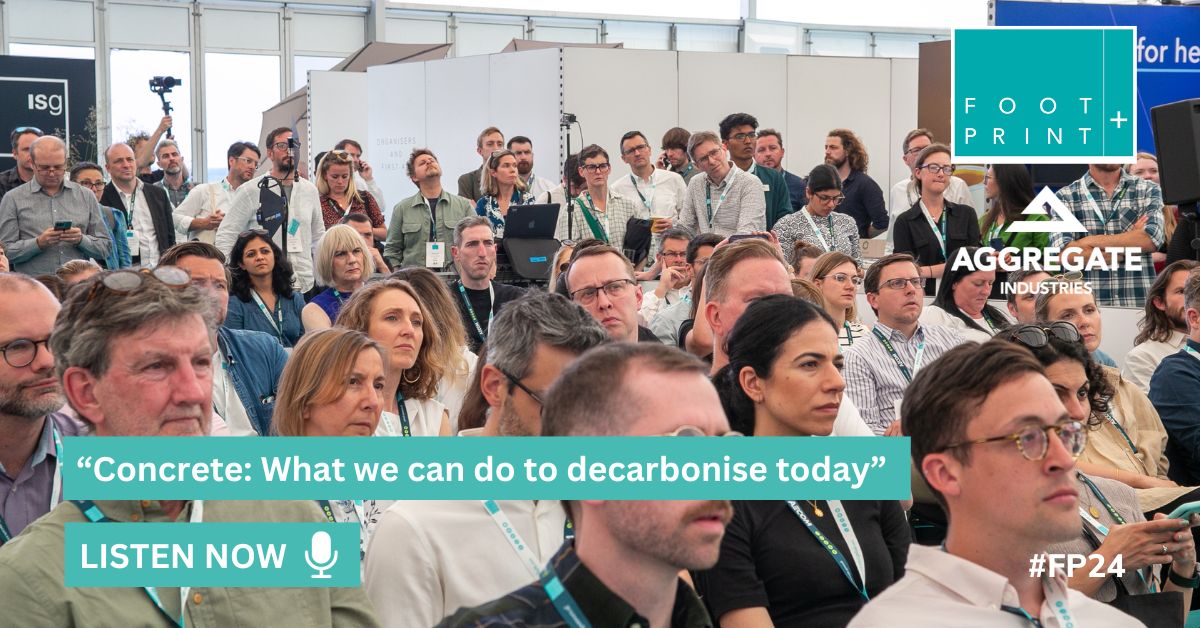 Dive into the world of CONCRETE on our latest podcast episode! Did you know it accounts for 7% of global emissions? 🌏 Ready for some solid insights on how to reduce CO2 emissions? LISTEN NOW 👉 bit.ly/3PXR9PG #FP24 #Podcast #CarbonFootprint @AggregateUK