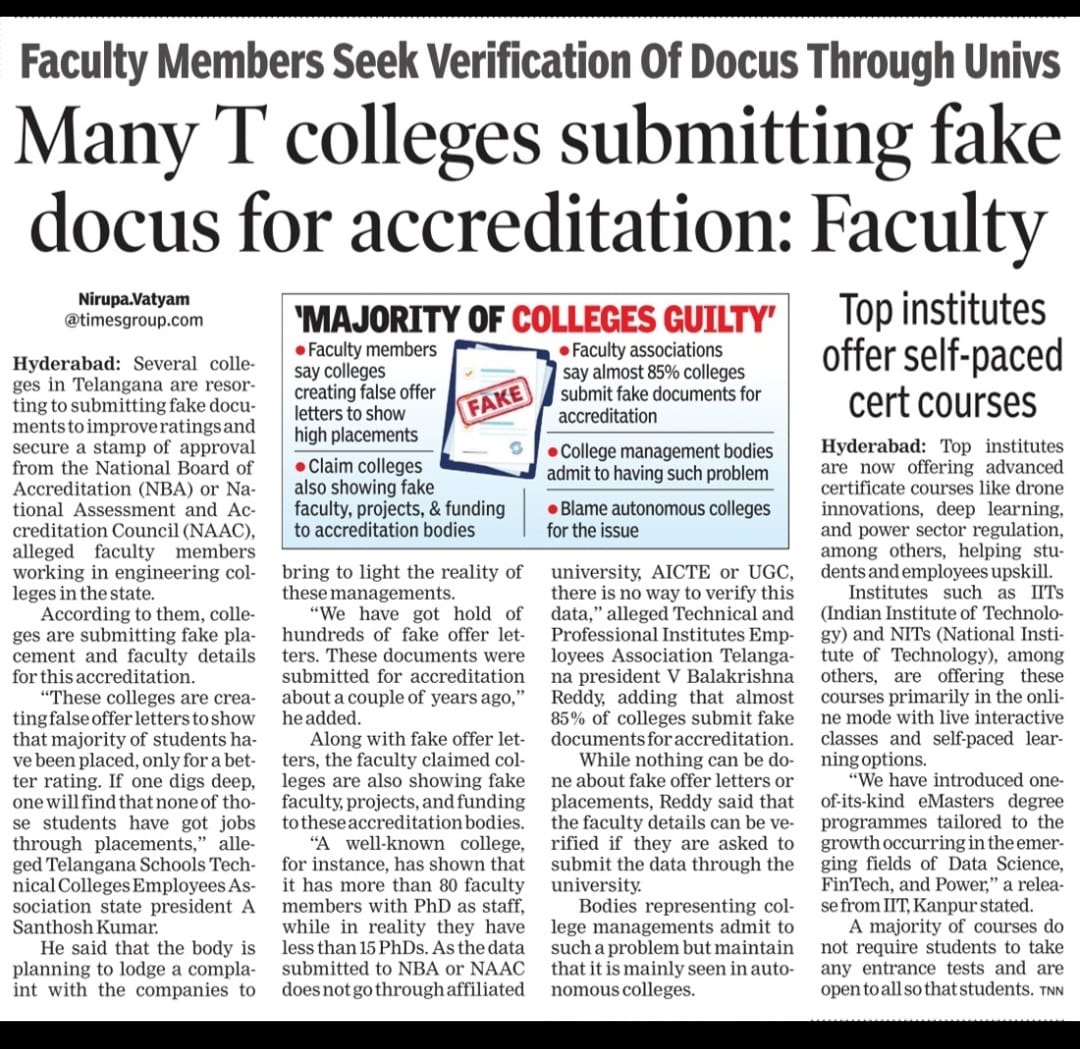 Santhos44081798's tweet photo. Take action against this type of institution...#MREC @NAAC_India @AICTE_INDIA @ugc_india @mamidala90 https://t.co/aLtit9jy1f