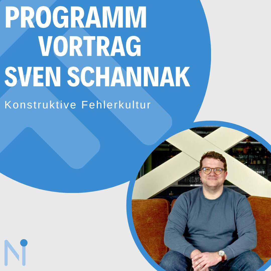 NconfeV's tweet photo. Trefft unseren nächsten Speaker: Sven Schannak, der CTO von Zasta! Er hat über zehn Jahren Erfahrung in der Softwareentwicklung, sein Vortragsthema: Die Kunst der konstruktiven Fehlerkultur. 🤓 Erfahrt, wie Fehler als Lernchance genutzt werden können. 📢#digitalesmv #nconf https://t.co/16XN8VWTez