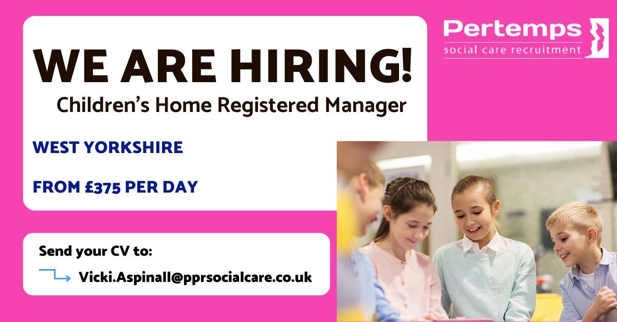 We have #opportunities for Children's Home #RegisteredManager based in # WestYorkshire  paying from £375 per day 

Call or message me for more information 

#locumjobs #locum #westyorkshirejobs