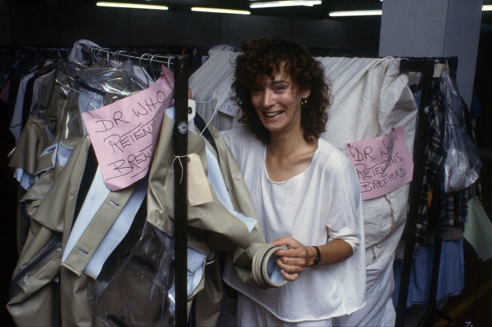RadioTimes's tweet photo. We’ve raided the Radio Times archives for some rare photos of the Doctor Who production crew 40 years ago 🤯

From make-up artists to set designers, here’s a sneak peek at the people behind Doctor Who in 1983 👇 #60DaysOfDoctorWho https://t.co/wfL9x9XHn5