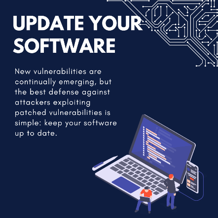 It’s the last week of Cybersecurity Awareness Month, remember bad actors will exploit flaws in the system. Network defenders working hard to fix them as soon as they can, but their work relies on all of us updating our software. Update all devices & visit->cisa.gov