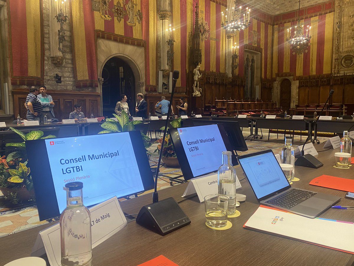 PanteresGrogues's tweet photo. Avui som presents al plenari del Consell Municipal LGTBI de #Barcelona #drets #representacio #dretslgtbi #continuemlluitant https://t.co/ziOJAjLEXh