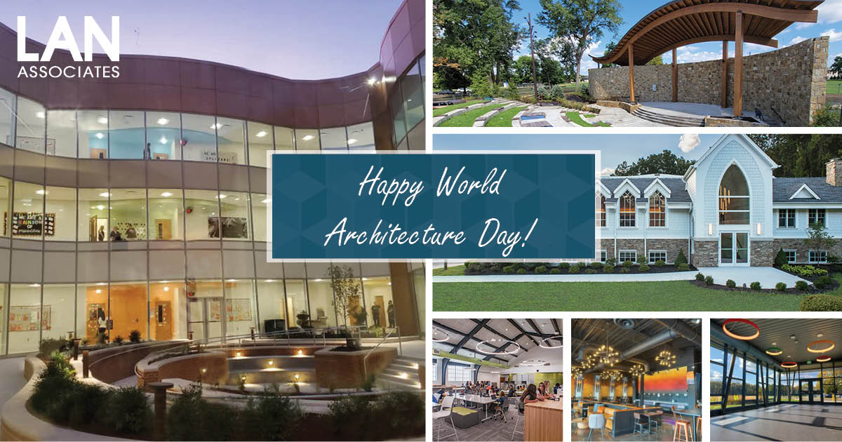 Today is #worldarchitectureday, and the theme is "Architecture for Resilient Communities." LAN believes in designing for #resiliency and #sustainability to make spaces more accessible to the communities they serve. Thanks to all of LAN's #architects for your hard work!
