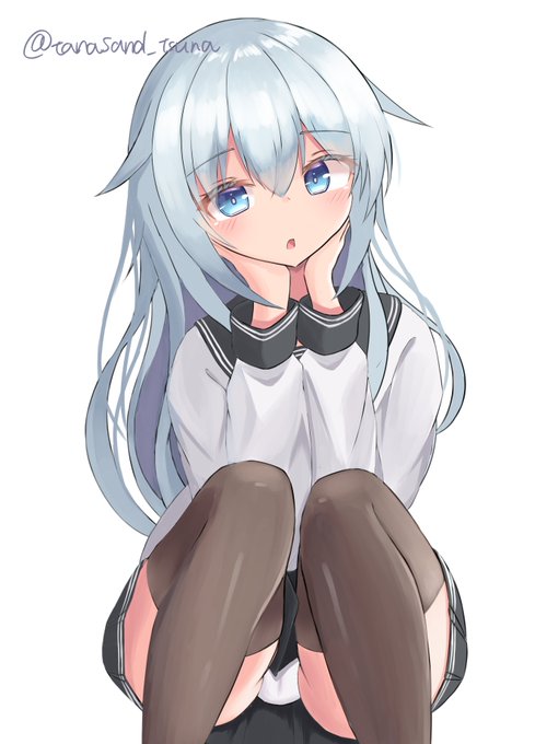 #艦これ版深夜の真剣お絵描き60分一本勝負
#艦これ版真剣お絵描き60分一本勝負_20231002
響チャン!!!!!! 