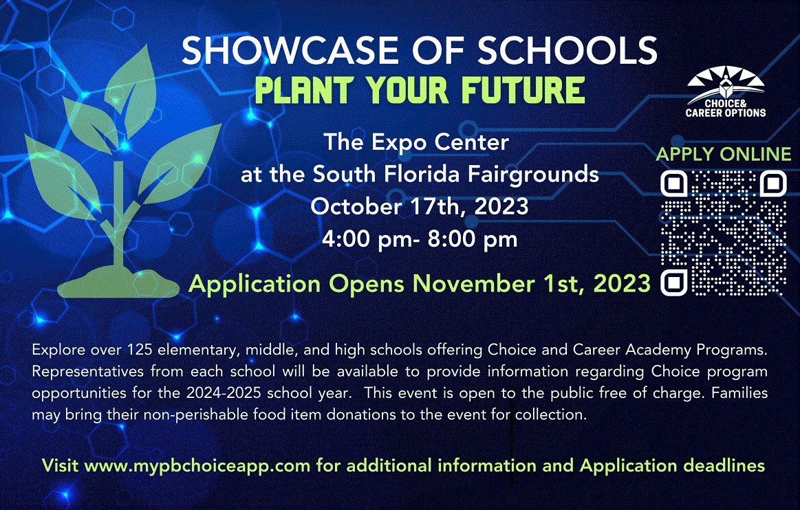 The countdown has begun! 1⃣7⃣days until the Showcase of Schools! We cannot wait to meet our future scholars! Come plant your roots at The Ridge! #HawksSoar #ctepbc <a href="/SRHSCounseling/">SRHS Counseling</a> <a href="/SRHSHawks/">Seminole Ridge HS</a> <a href="/jkh_74/">Junnell K</a> <a href="/SDPBCChoiceCTE/">SDPBC Choice/Career</a> <a href="/JeralineJohnson/">Dr. Jeraline Johnson</a> <a href="/tarakobel/">Tara Kobel</a>