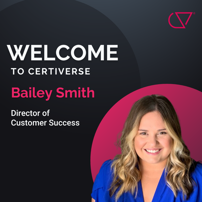 We're thrilled to welcome Bailey Smith as our new Director of Customer Success! As an I.C.E.-Certified Credentialing Professional with expertise in relationship management in the testing industry, she'll ensure we continue a high level of service for our growing customer roster.