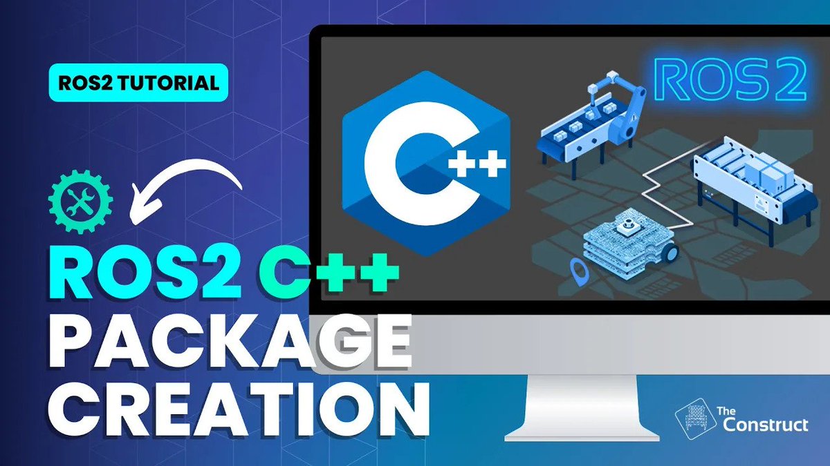_TheConstruct_'s tweet photo. Acquire the fundamentals of #ROS2 C++ package development through our comprehensive beginner's tutorial. Build your #robotic expertise step by step ➡️ https://t.co/LzKDIw70Nu

#ROS #cpp #robotics #ROStutorial https://t.co/FLtWkEWzpM