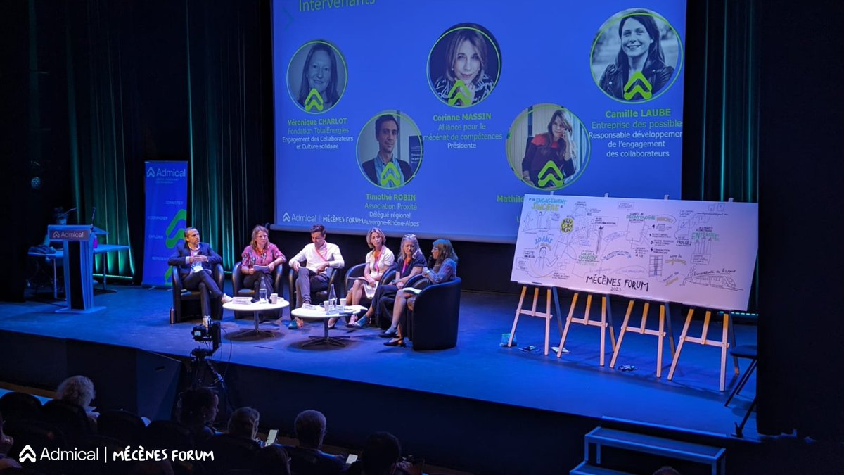 ADMICAL's tweet photo. #MécènesForum2023
"Engager vos collaborateurs, c'est investir dans une compétence inestimable : l'impact social." Première table ronde animée par @LaurentFialon sur le thème de l’#engagementdescollaborateurs 💪
#MécénatdeCompétences https://t.co/6DMr0CmeXc