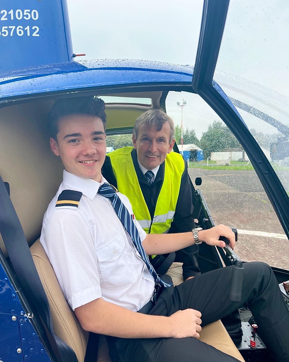Congratulations to Eddie Luft completing his first solo helicopter flight on his 16th birthday 🎉🚁 

This achievement makes Eddie one of the youngest pilots in the world, we are extremely proud to accommodate his training with <a href="/AA_Helicopters/">AAHelicopters</a> here at Halfpenny Green Airport.