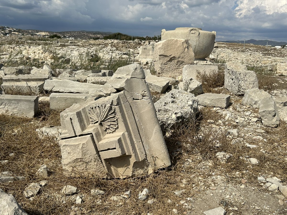 ClassicsMelb's tweet photo. I arrived in beautiful #Cyprus 🇨🇾 this morning. I’ll be leading a tour from Thursday but am doing my own exploring beforehand. Today I visited the Graeco-Roman-Roman city of Amathus. https://t.co/7QdZ1irzgd
