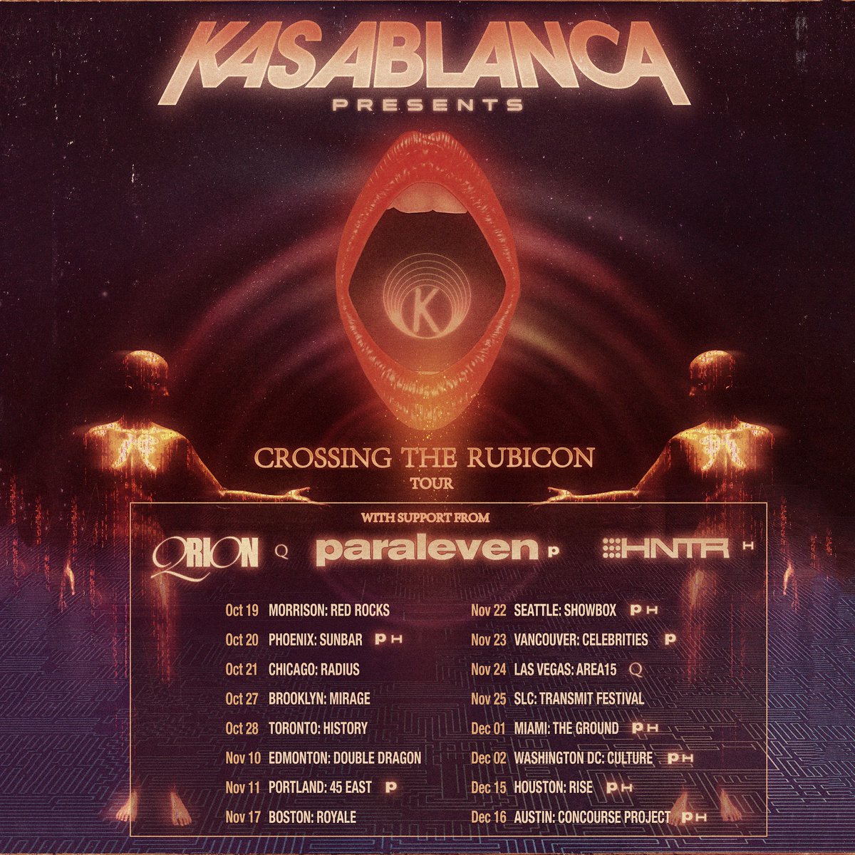 paraleven (@paraleven) on Twitter photo Excited to announce that I will be joining <a href="/WeAreKasablanca/">Kasablanca</a> for stops along the Crossing the Rubicon Tour! Let me know if I will see you in one of these cities!
Let’s get it! Excited to announce that I will be joining <a href="/WeAreKasablanca/">Kasablanca</a> for stops along the Crossing the Rubicon Tour! Let me know if I will see you in one of these cities!
Let’s get it!