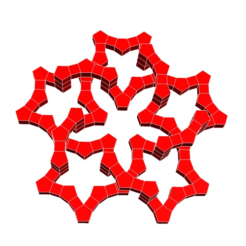 AlbertPCarpent1's tweet photo. 4 five crossing knots all constructed with cubes and pentagonal prisms or decagonal prisms. #structuralgeometry #structuralchemistry https://t.co/aO6KGq2niw