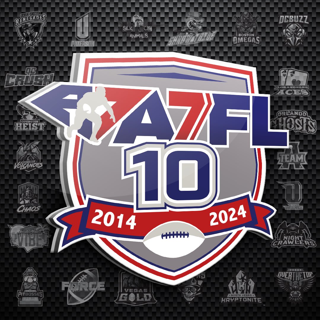 A7FL_LA's tweet photo. 🏈 A7FL: 10 Years of Re-Defining Football Excellence! 🎉

For a decade, we've been changing the game, &amp; now it's YOUR opportunity to make your mark. 

Unleash the Power of Partnership &amp; Reach Your Audience

Connect with us today to maximize your brand's potential with A7FL! 📧 https://t.co/Mhhrwtyv0t
