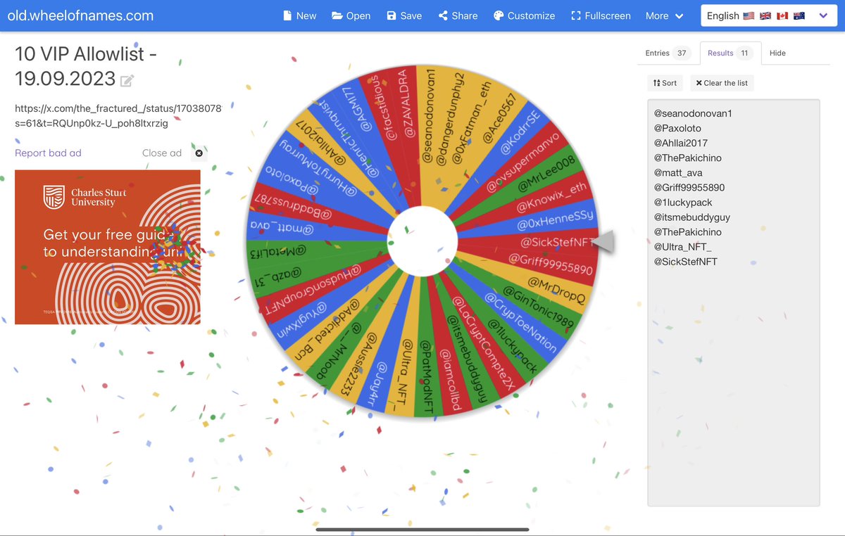 The Fractured tweet media