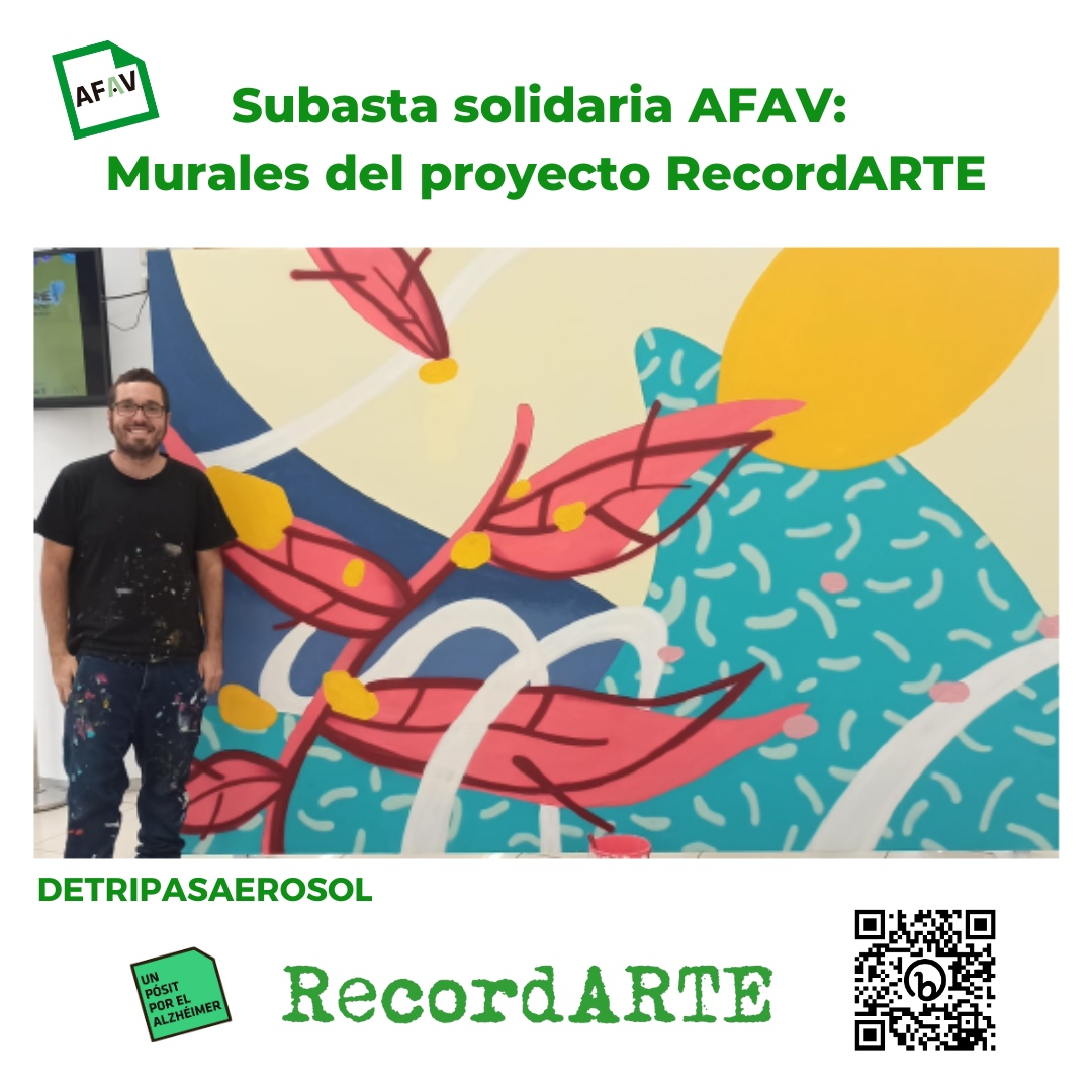 afavalencia's tweet photo. SUBASTA SOLIDARIA AFAV: DETRIPASAEROSOL
✔ Las pujas están abiertas a toda persona, organización e institución que desee participar
➕Info sobre las obras y cómo participar: https://t.co/JBSO0HRcYx
#unpositporelalzheimer #Recordarte #Alzheimer #AFAV #terapiascognitivas
(5/6)👇 https://t.co/kluFPAigtl