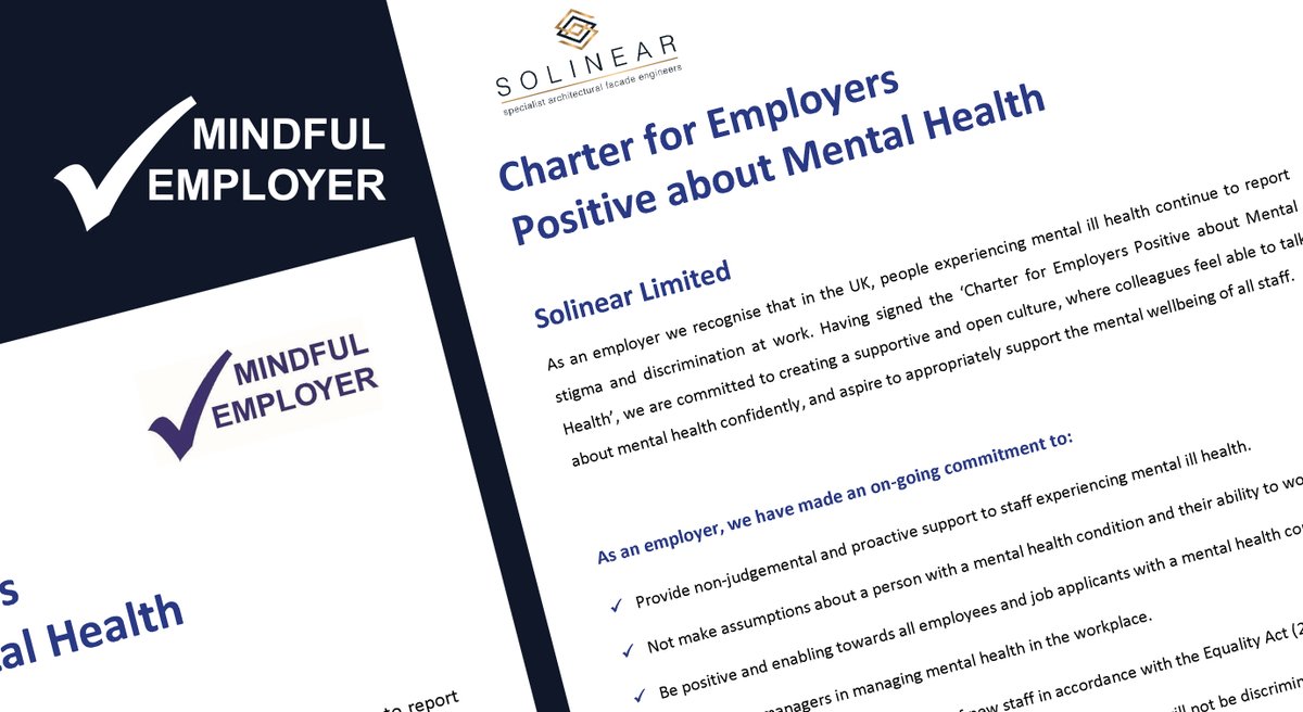 #NationalWorkLifeWeek begins today. It's an annual campaign to get #employers and #employees talking about #wellbeingatwork and #worklifebalance.
Solinear's progressive outlook and understanding of the importance of #goodmentalhealth is why we joined the #MindfulEmployer charter.