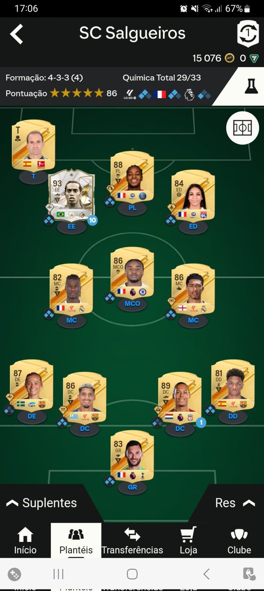 Após terminarmos o primeiro dia com 1Vitória e 1Derrota, seguimos hoje pelas 18h00 para mais uns confrontos na ladder do <a href="/EASPORTSFCPro/">EA SPORTS FC Pro</a> 🫡

Coachs:
🎮 <a href="/Pedro3m/">Pedro3M</a>
🎮 <a href="/cedric_mauro/">Mauroceedric</a> 

#EAFC24 #ESPORTS