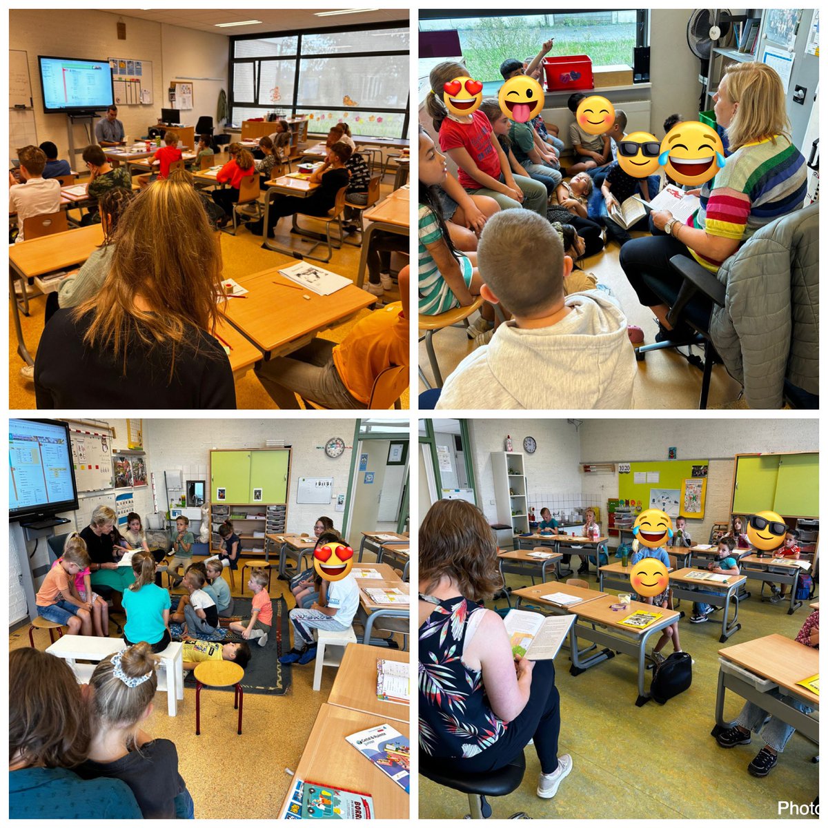 Wij hebben stiekem de Kinderboekenweek al geopend <a href="/bshetMolenveld/">bs Het Molenveld</a> @SAAMscholen #iedereklaseenvoorleesboekcadeau #voorleesalarm Telkens als de zoemer ging moest er 10 minuten voorgelezen worden. En die zoemer ging vaak 🤭