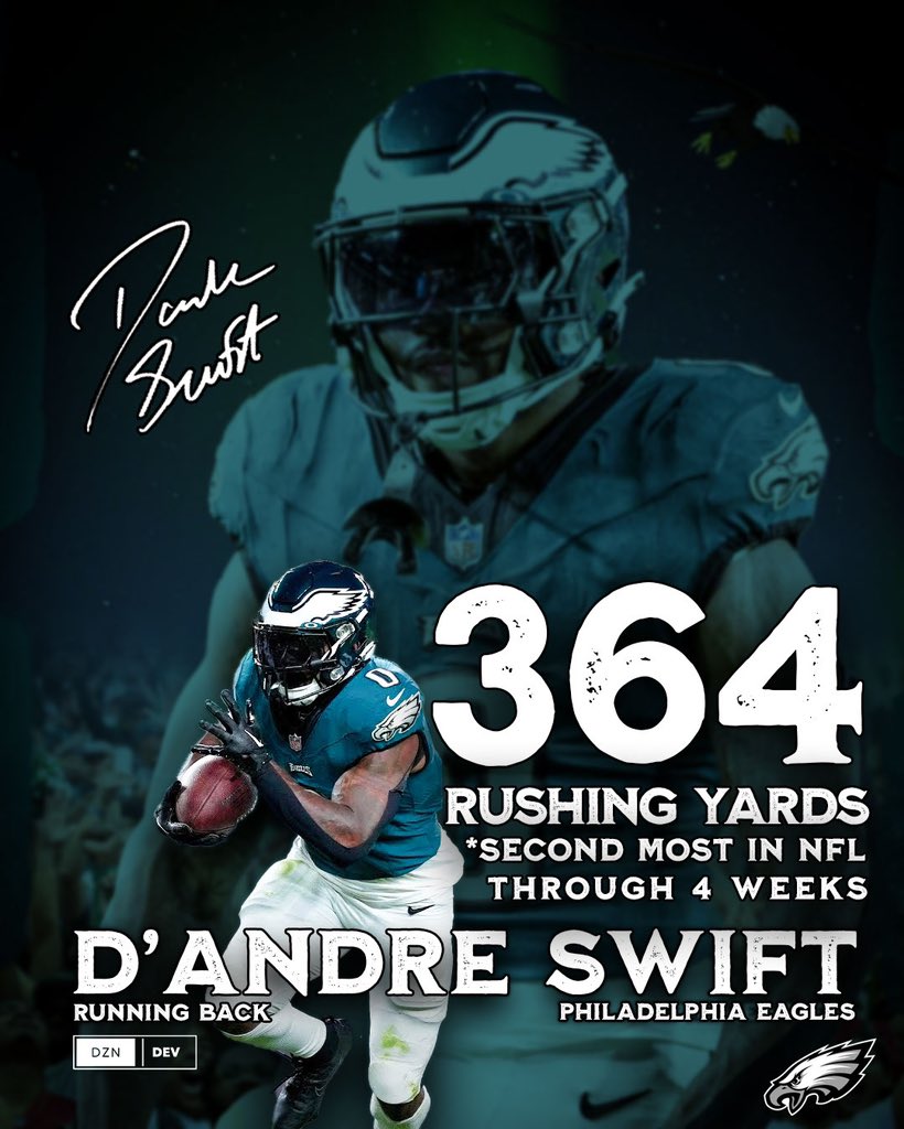 Agent Zero <a href="/DAndreSwift/">D’Andre Swift</a> #FlyEaglesFly