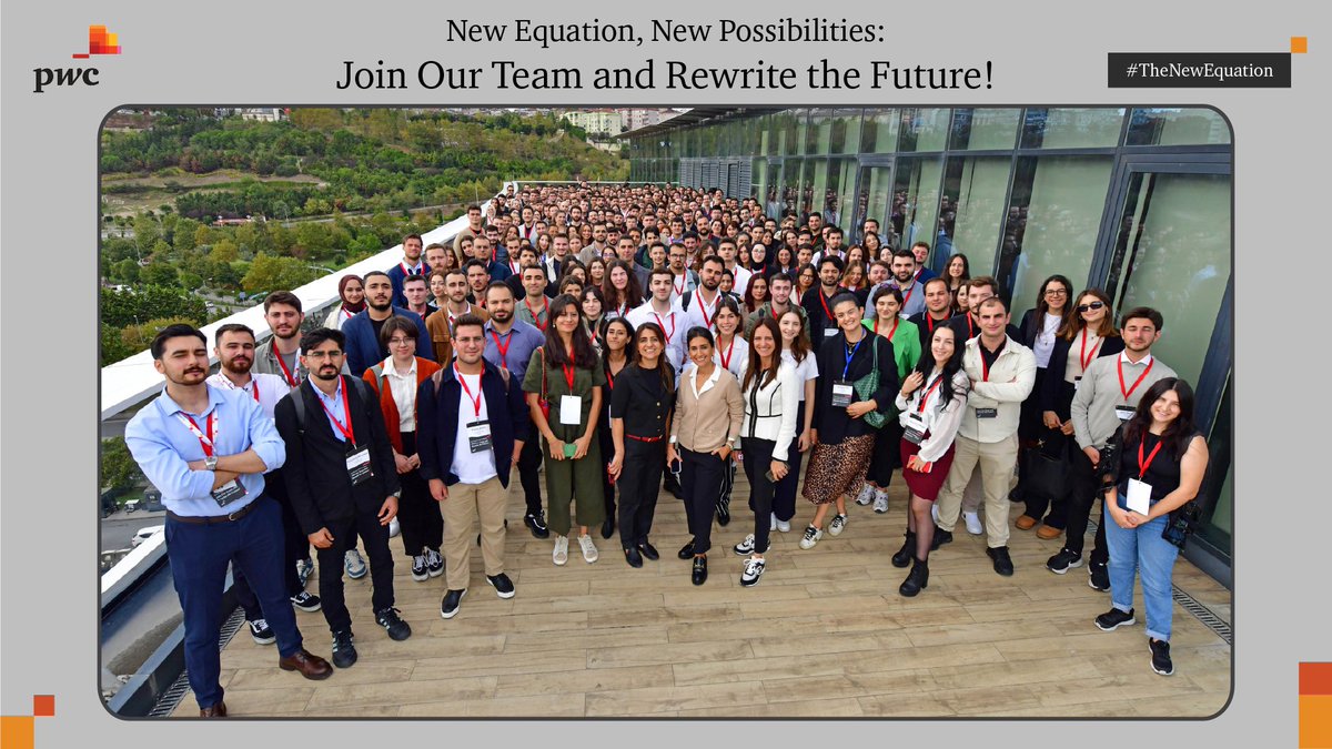 PwC_Turkiye's tweet image. Yaklaşık 500 yeni arkadaşımız bugün PwC Türkiye ailesine katıldı. Ailemize hoş geldiniz Class of’23.  
#pwcdeilkgun #thenewequation