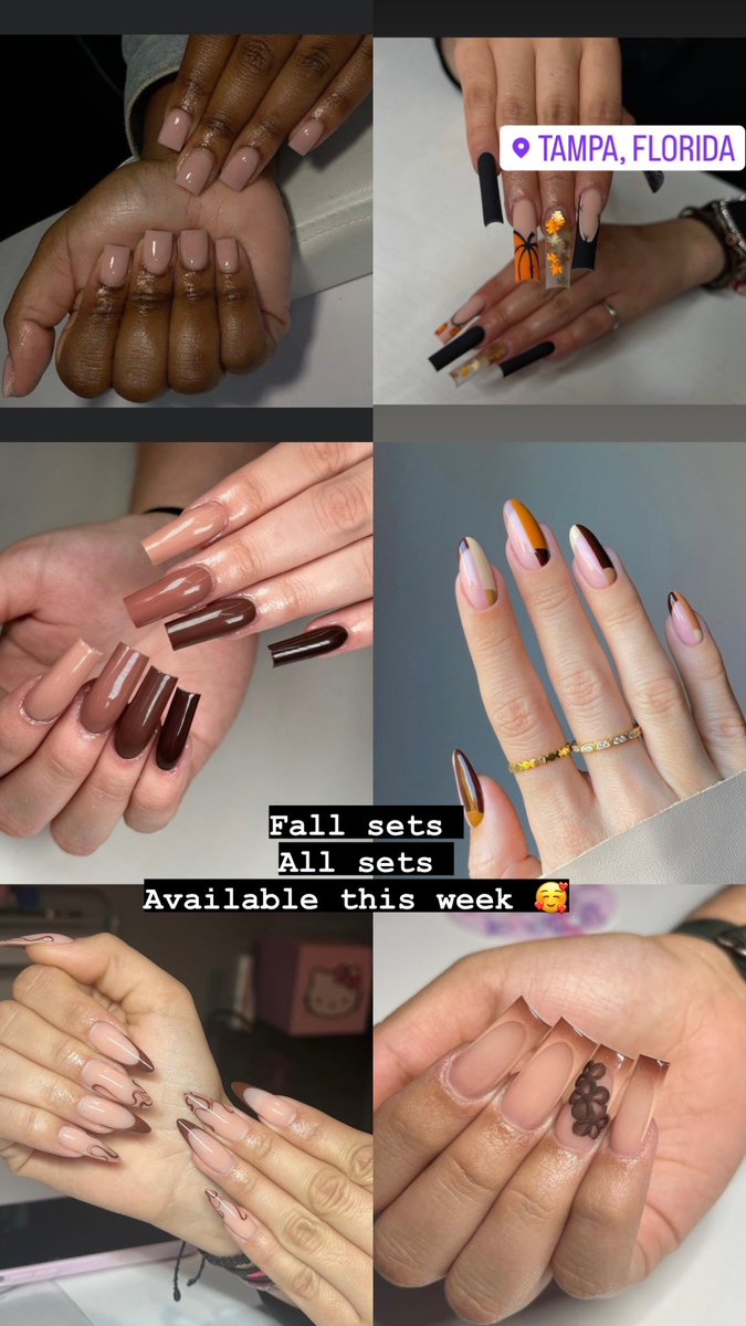 sol_tampa's tweet photo. Dm to book 
Support a small business 🖤 
#tampa #tampabay #nails #smallbusinessowner #fyp https://t.co/c4Jpo6zURw