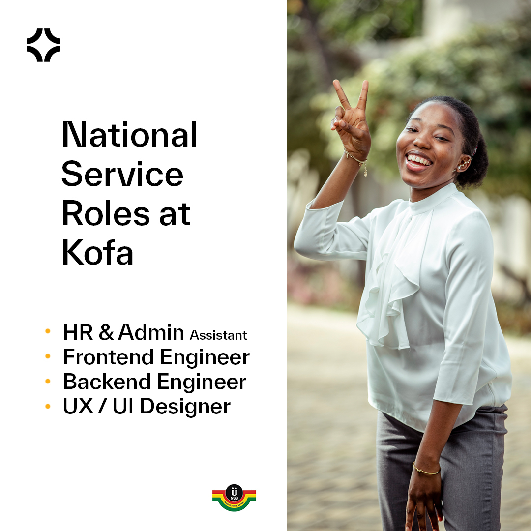 Exciting #NationalService opportunities at Kofa!
- HR & Admin Assistant
- Back-end Developer
- Front-end Developer
- UX/UI Designers
Dive in and redefine the future with us!
kofa.co/careers 
#wearekofa #nationalservice #techjobs