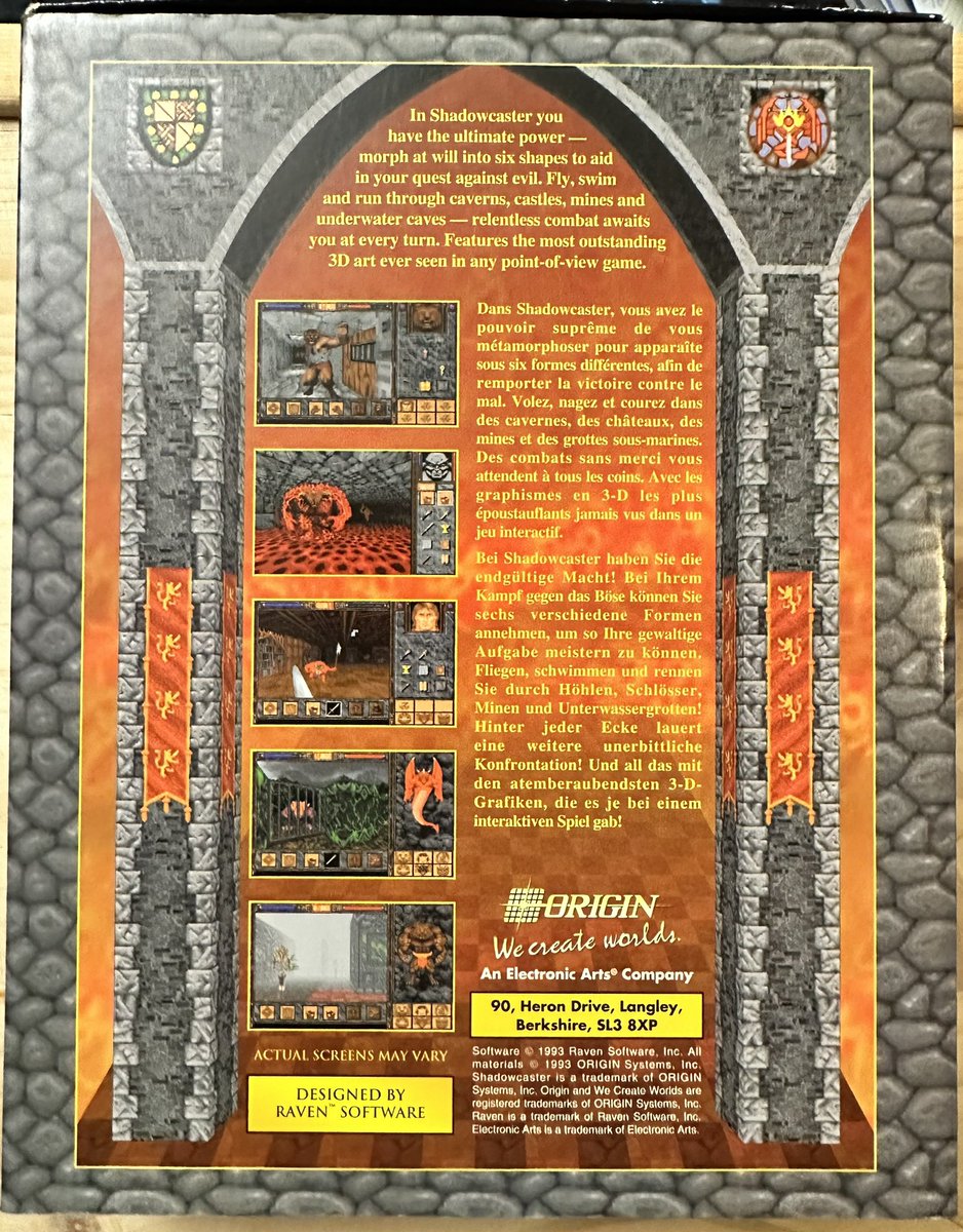 NeuesAusDemNest's tweet photo. Zum heutigen #Retromontag geht es 30 Jahre in die Vergangenheit. #Shadowcaster erschien ein Jahr nach Ultima Underworld und bot - für damalige Verhältnisse und einen entsprechenden Rechner vorausgesetzt - grandiose Optik und atemlose Achtion auf 5 HD-Disketten.
#Retrogaming #PC https://t.co/mcPhCmE1Fz