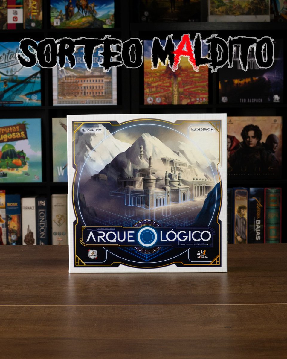 MalditoGamesES's tweet image. 🔴SORTEO🔴

Con motivo del lanzamiento de ArqueOlógico os proponemos un nuevo #sorteomaldito !!🎉🎉
Para participar debéis:
🔺Sigue la cuenta @MalditoGamesES
🔺Retwittear
🔺Menciona 3 personas con las que jugarías
Anunciaremos la persona ganadora el 31/10/23 ¡Mucha suerte!