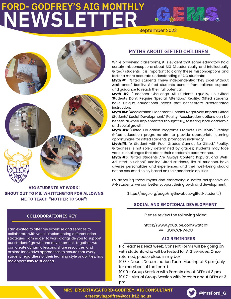 AIG Monthly Newsletter for HMMS Vikings! <a href="/CumberlandCoAIG/">CumberlandCoAIG</a> <a href="/CumberlandCoSch/">Cumberland County Schools</a> 
<a href="/HMMSVikingPride/">Hope Mills Middle</a>