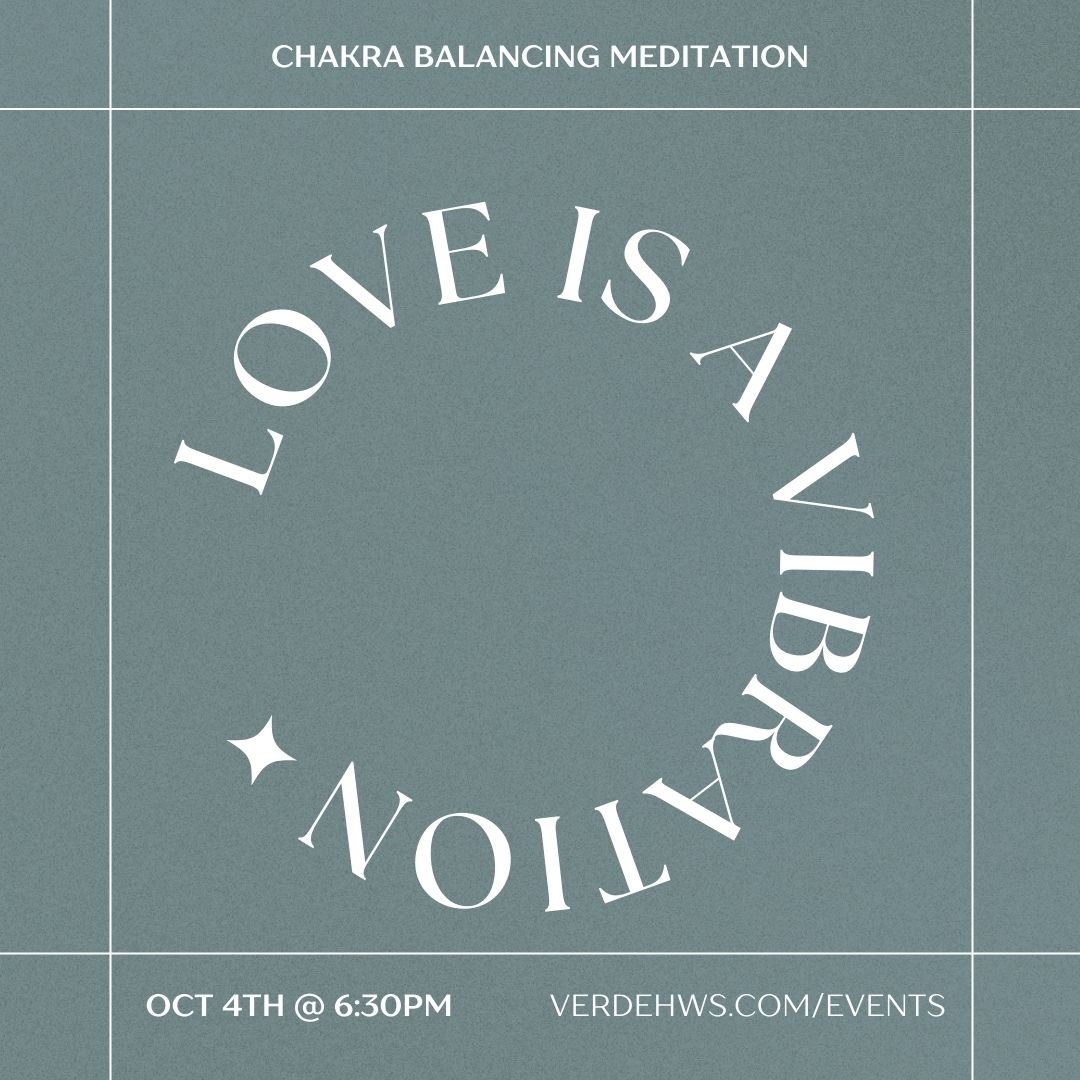 VerdeHWS's tweet photo. This Wednesday -- we'll explore the grounding wisdom of the Root Chakra through guided meditation with our founder. https://t.co/KV49ON9g3k https://t.co/bT4n9b7FIy