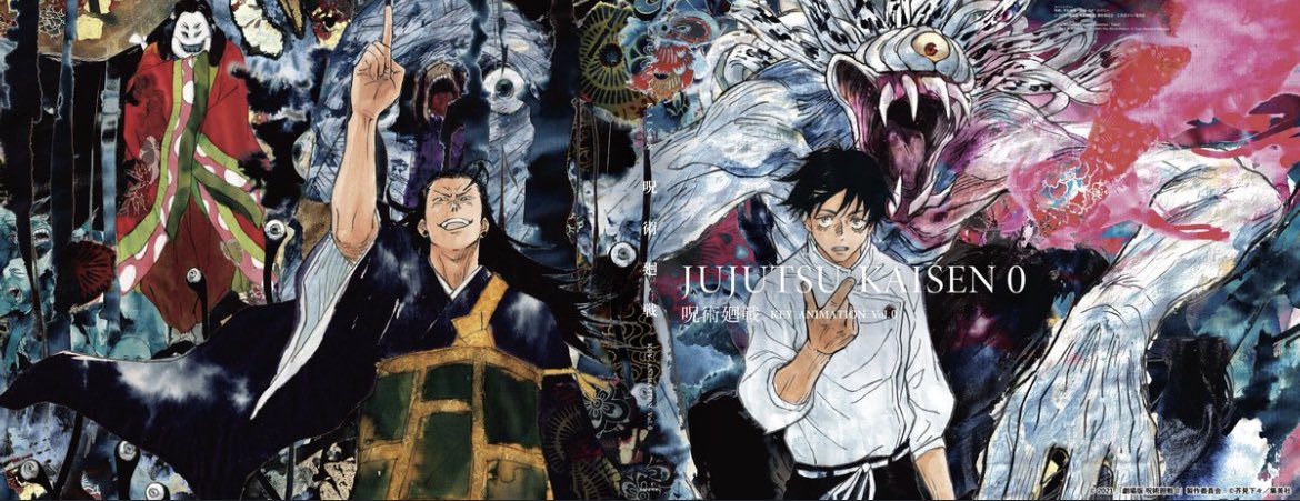 Go_Jover's tweet photo. This is the Twitter account of Colour Artist of these JJK animation books, Takeji san. They upload several arts similar to these. Give them a follow❤️ https://t.co/rDkuaXUJ2d