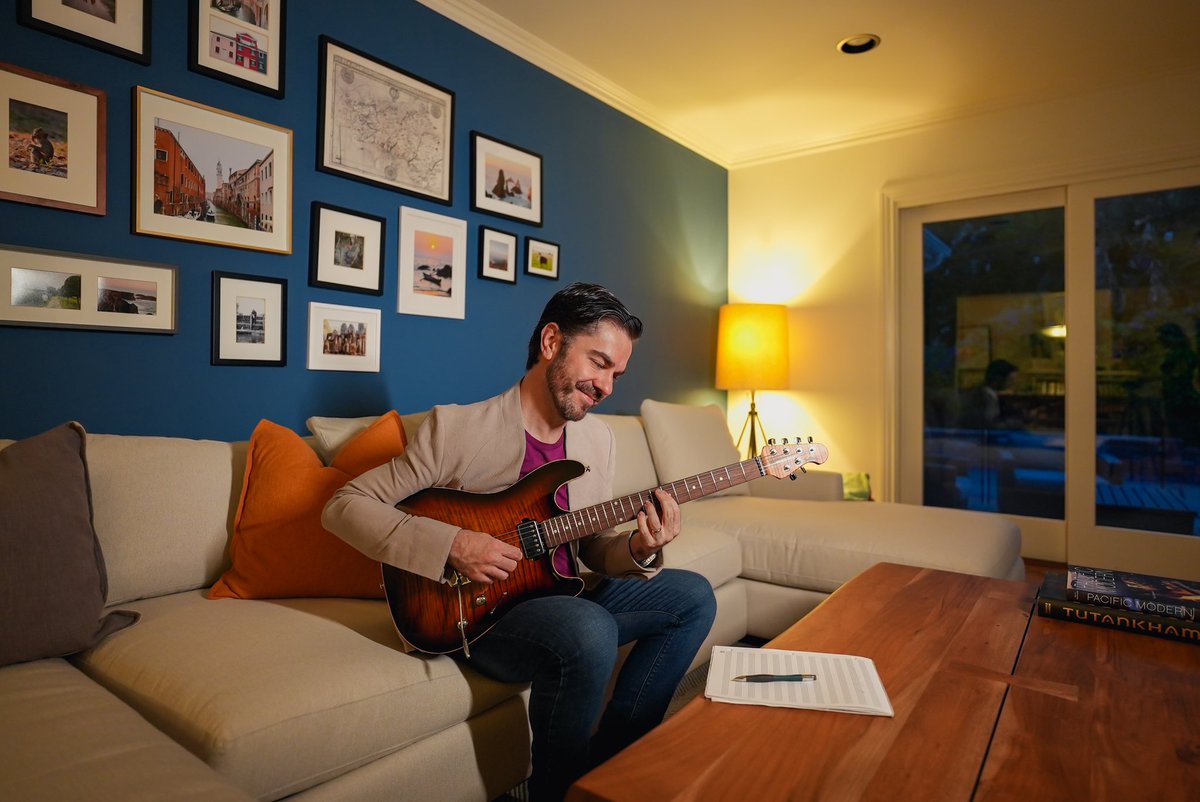 brenneisenmusic's tweet photo. Home sweet home, where the music flows and my little muse joins in with quiet joy. Knowing I'm on the right track when her voice harmonizes or when she rises to dance. 💃🎸

#ComposerLife #MusicFromHome #DaughterAndDad #FamilyHarmony #CreatingMemories #MusicMagic #FatherhoodMelodies #WorkingFromHome