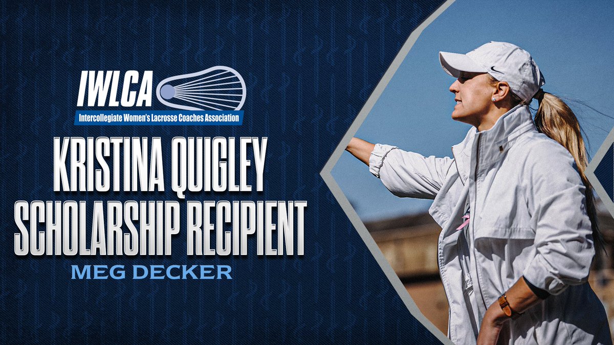 Congratulations to Head Coach Meg Decker for being selected as the 2023 Kristina Quigley Scholarship recipient!

📰 bit.ly/46xkQfN

#LetsGoX ⚔️