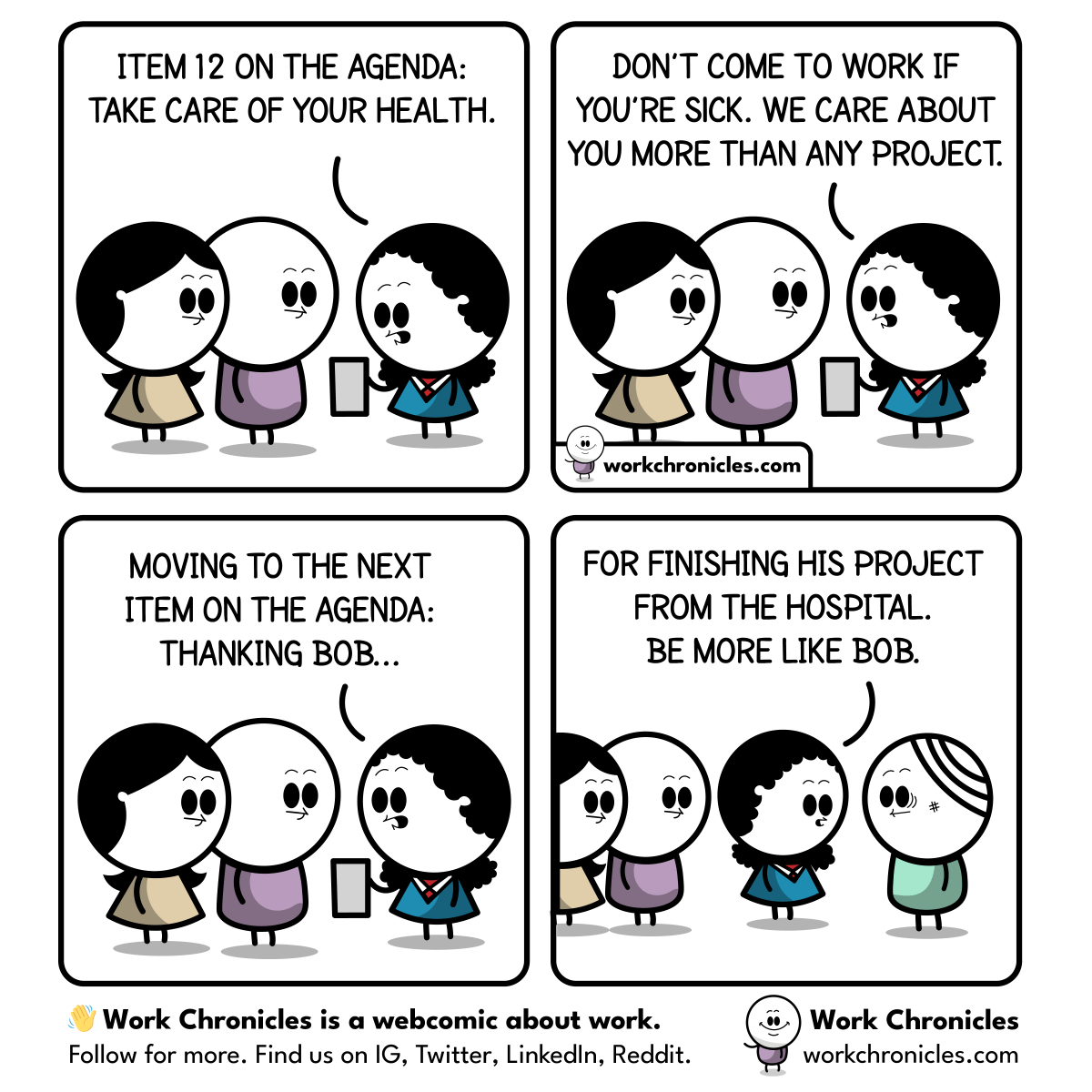 _workchronicles's tweet image. We care about you.