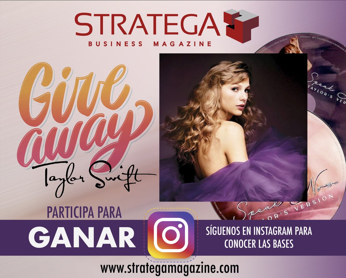 StrategaBM's tweet photo. #Giveaway GANA el disco Speak Now (Taylor's Version) de @taylorswift13 que #StrategaMagazine tiene para ti  Síguenos en nuestro Instagram @strategaoficial para conocer las bases #TaylorSwift #speaknowtaylorsversion https://t.co/ubbRakoi2q