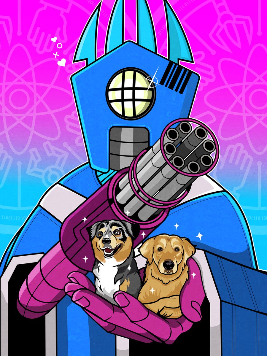 Samuel Ho | SaintRobotica (@saintrobotica) on Twitter photo A tribute piece to <a href="/NackMurphy/">Nack Murphy</a> 's Saint and his two lovely doggos. Nack is an awesome supporter to any project/community lucky enough to have him. A tribute piece to <a href="/NackMurphy/">Nack Murphy</a> 's Saint and his two lovely doggos. Nack is an awesome supporter to any project/community lucky enough to have him.