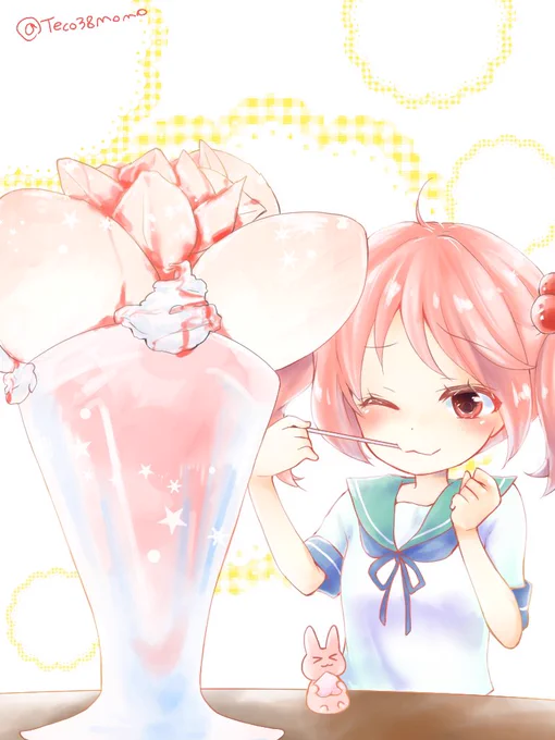 #女の子に菓子を握らせると可愛さが3割増す