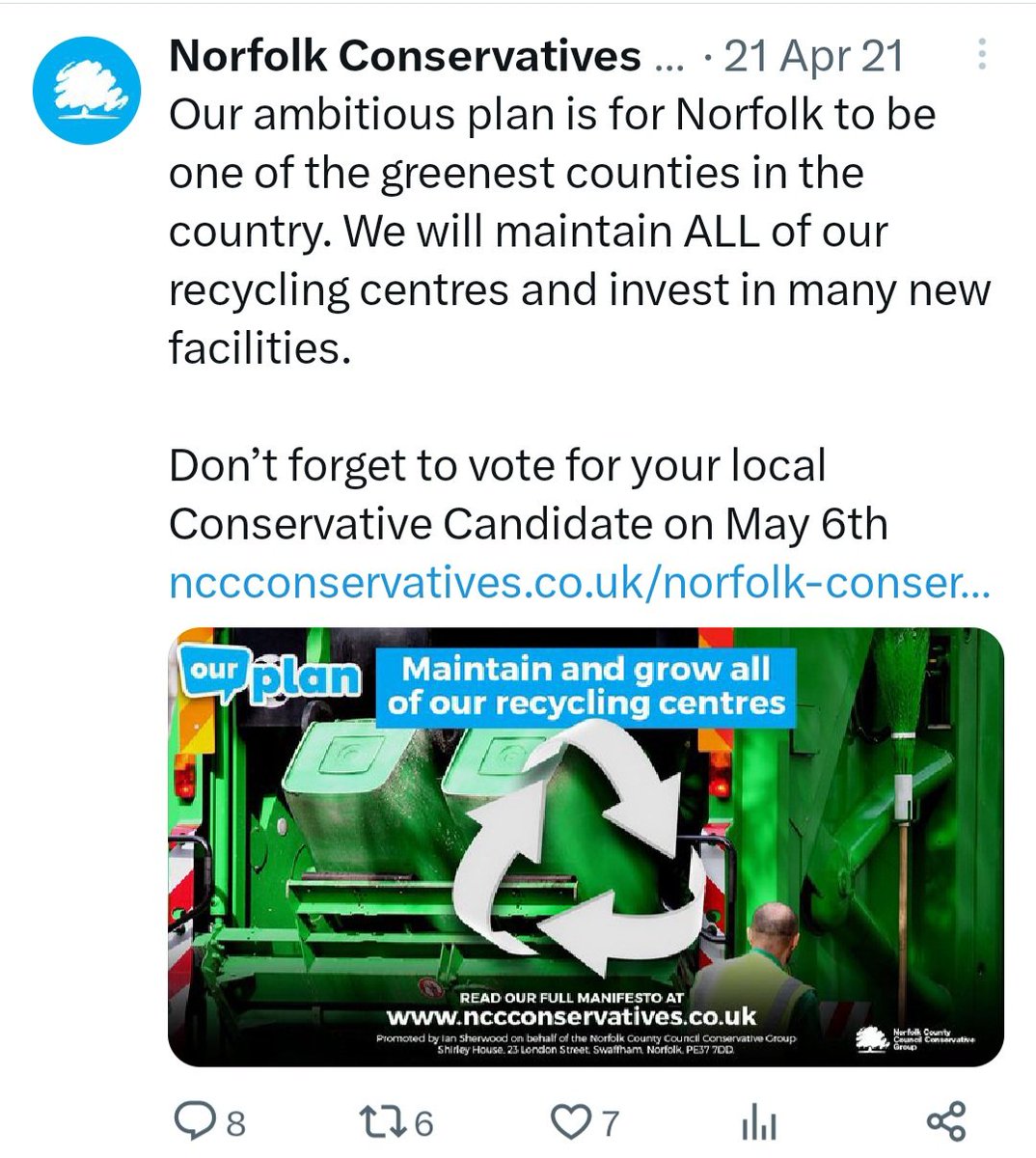 Broadland_Dan's tweet photo. Big fat Tory election lie.

92% want Mayton Wood to stay open. Norfolk Tories vote to close it https://t.co/paXu1OXPsY