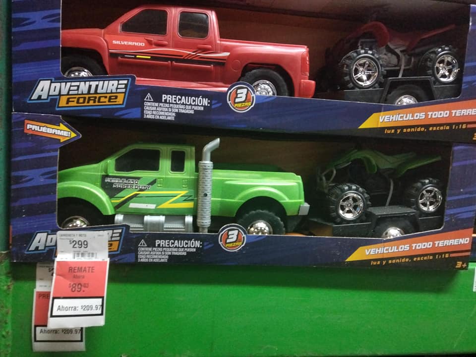 LiquidAhorros's tweet photo. Bodega Aurrera: Vehiculos Adventure Force 3 piezas a solo $89.
Mรกs informaciรณn aquรญ ๐๐
https://t.co/jvMAanGpD4
#liquidahorros #ofertas #descuento #BodegaAurrera #Juguetes #Carros #AdventureForce https://t.co/CUnf2bHuT2
