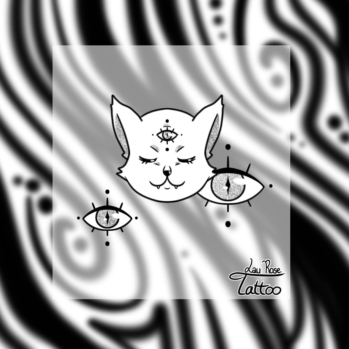 _Lau_Rose_'s tweet photo. Inktober en flash jour 2 : cat 
Liste by @Anieshka_ https://t.co/H1hlZVa7r6