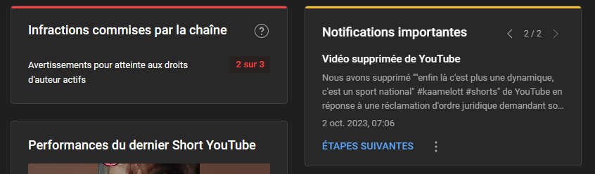 streit_samuel's tweet photo. 🆘URGENCE ⛔️ 

Bientôt la fin de "Mr. Kaamelott" 
Les ayants droits de #Kaamelott on à nouveau décider de me pourrir mon travail. Merci c'est vraiment sympa 👍
2 avertissement quasiment d'affilé...au 3ème la chaine est SUPPRIMER. 
Et cela pour des simples courts extrait de la série utilisé dans des vidéos analyse (pour illustré) ou encore dans des Tributes. Merci beaucoup @CALTprod @Kaamelott_tweet @M6 @Regular_prod de détruire 4 années de travail, 4 ans de ma vie et des milliers d'heure d'écriture, de montage, de tournage et j'en passe. 
Alors qu'un simple mail pour me dire quoi supprimer aurais régler le problème plus facilement, mais bref... 

Si quelqu'un vois ce message partagez le, j'espère que ça arrivera au yeux de quelqu'un qui pourras m'aider a régler se problème.. 

Voilà bisou et peut-être à jamais sous ce nom là !

@AAstierOff @SyPlayYT @capsulpop @ylcom1 @Hypallage11 @M6Groupe