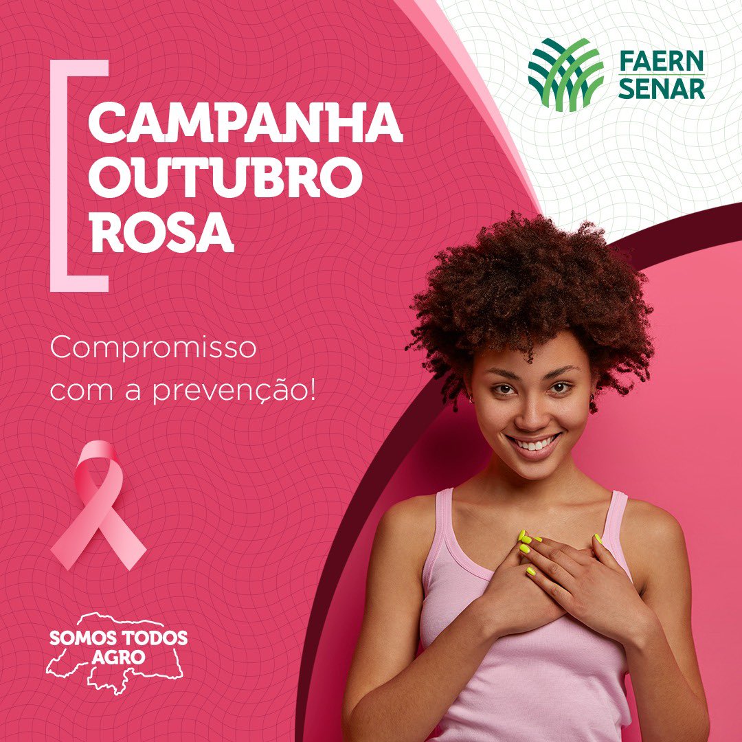 faernsenar's tweet image. Outubro Rosa - compromisso com a prevenção!