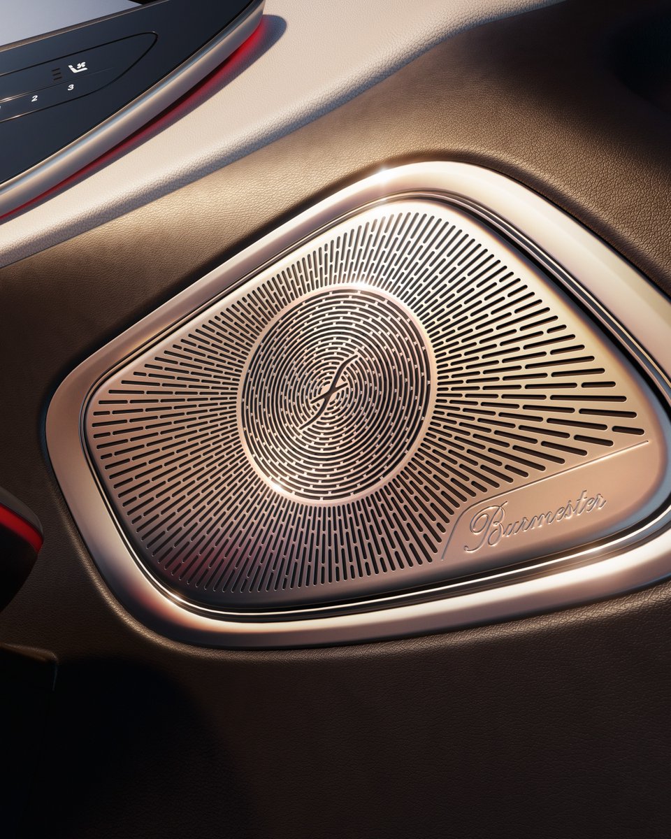 So crisp. So clean. Burmester® 3D Surround Sound envelops you in your favorite playlist.​ #MercedesBenz #GLC