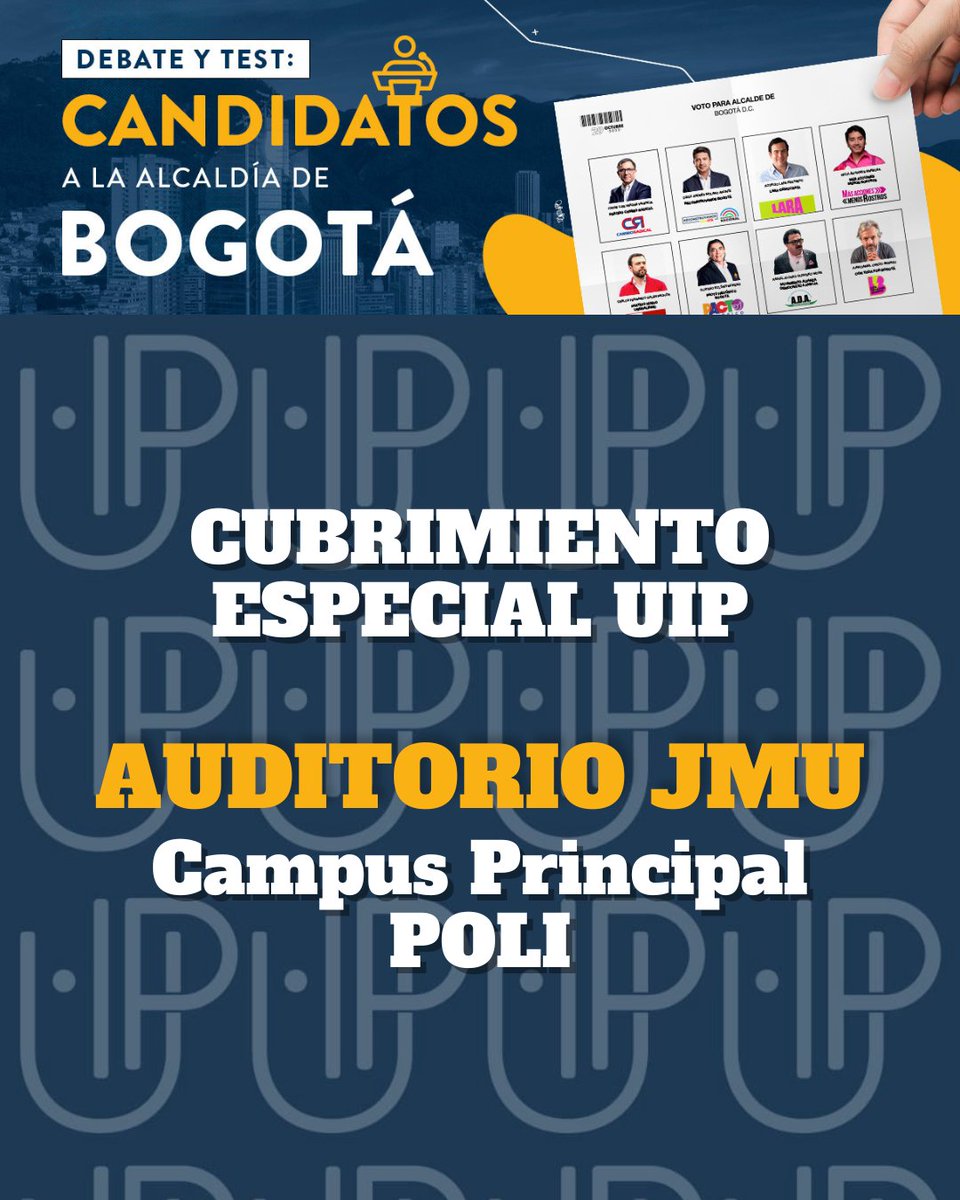 uippoligran's tweet photo. 🗳️ HOY en el auditoria Jaime Michelsen Uribe del @Poligran se vive el debate con los candidatos @JERobledo @Diego_Molano @JDOviedoA @Rodrigo_Lara_
#SomosDiferentes #SomosPoli #UIPPoligran #DebateYTest #PoliDebate
@julicastediaz @soycaromejia @hmurcia_q
https://t.co/RshdKmHqBP https://t.co/rK6KkJE37Q