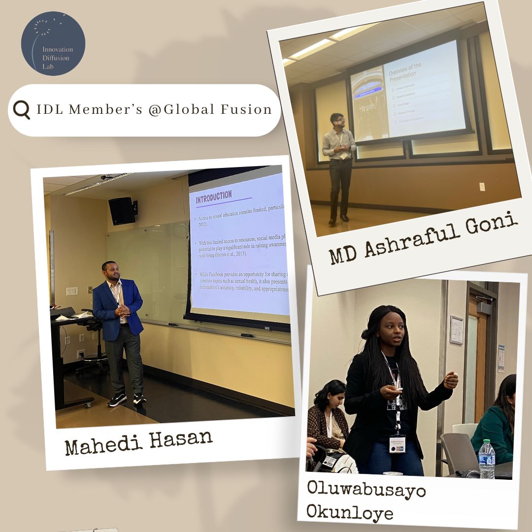 🌏🌟 Congratulations to our exceptional IDL team members who recently presented at Global Fusion! 🎉 Your innovative insights and dedication continue to shine on the global stage. Here's to pushing the boundaries of innovation and research. #GlobalFusion #IDLResearch