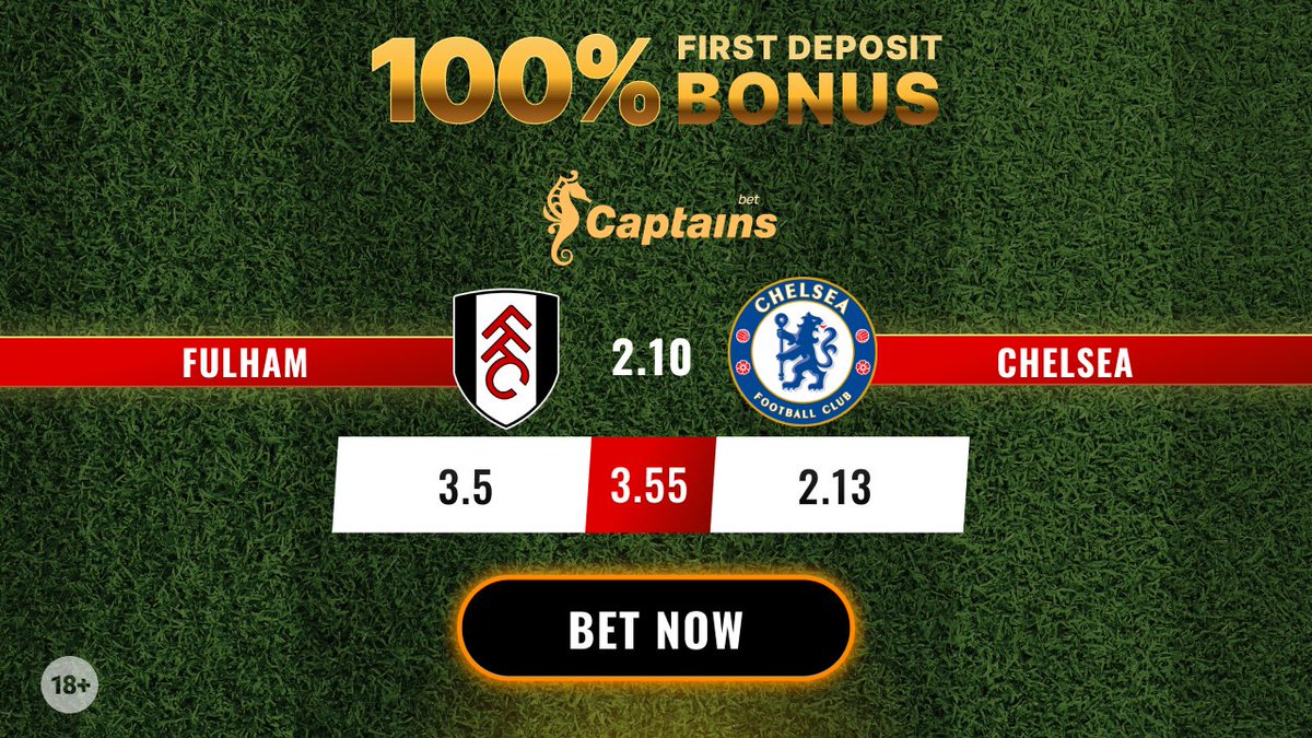 MaxonAiro's tweet photo. #Captainabet GIVEAWAY! π
Fulham Vs Chelsea βοΈ
Fulham 1x π€
What do you think?
Stakes for the first five correct predictions!βοΈβ
Click > https://t.co/GtGhnzIGDg
#pesatips Partey Moses Kuria #FULCHE https://t.co/PUzh4RHA2V