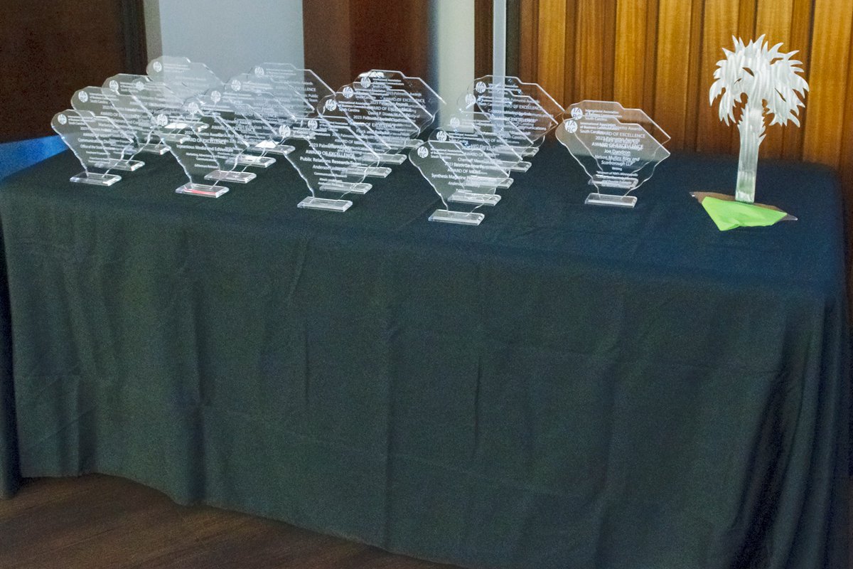 We were honored to celebrate our 2023 Palmetto Awards winners in September! View photos from the ceremony here: bit.ly/3rD9E2v. View the full list of winners here: bit.ly/3EYaFFk #IABCSCPalmettoAwards2023 #Communications #Inspiring