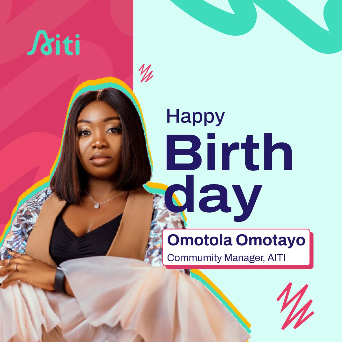 "🎉 Celebrating a fantastic year ahead for our stellar Community Manager, Omotola Omotayo, on her special day! 🎂 Your tireless efforts in building a vibrant and thriving community are commendable. 

Happy Birthday, Omotola! 🥳🎈 #HappyBirthday #CommunityManager #Teamwork"