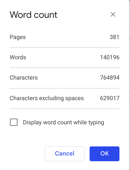 Finished my first edit of book 2!
It's a lil chonky... 🫣

#writingcommunity #amdrafting #amwriting #writinglife #fantasyauthor #BookTwitter #mmromance #spicyfantasybooks